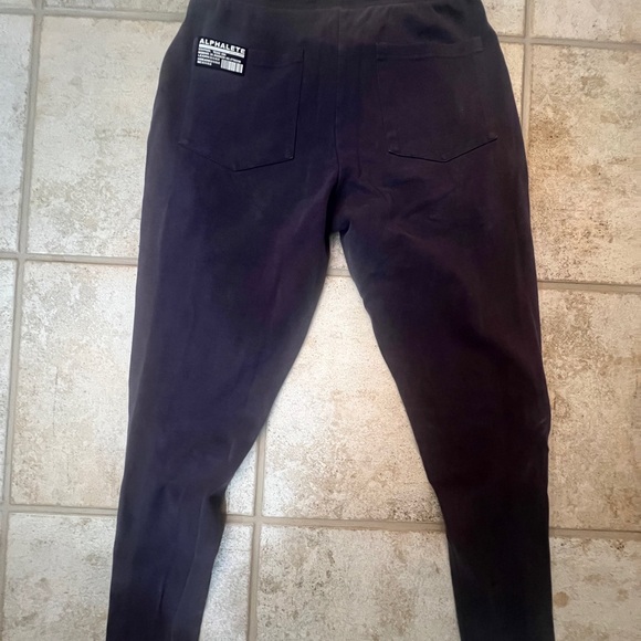 Alphalete Gray Slim Fit Soft Cotton Sweatpants Joggers Medium - Picture 3 of 4